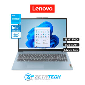 IDEAPAD SLIM 3 15IAN8 / INTEL CORE I3-N305 / 8GB DDR5 / 512GB SSD / INTEL UHD GRAPHICS / 15.6" FHD (1920 x 1080)