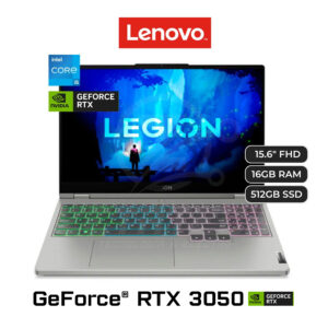 LEGION 5 15IAH7 / INTEL CORE I5 - 12450H / 16GB-DDR4 / 512GB SSD / NVIDIA GEFORCE RTX 3050 (4GB) / 15.6" FHD (1920×1080)-144Hz
