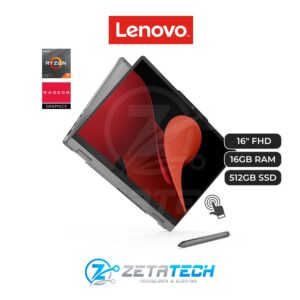 IDEAPAD 5 2 IN 1 16AHP9 / AMD RYZEN 7-8845HS / 16GB LPDDR5X / 512GB SSD / AMD RADEON 760M / 16" WUXGA (1920 x 1200), IPS - TACTIL 360°