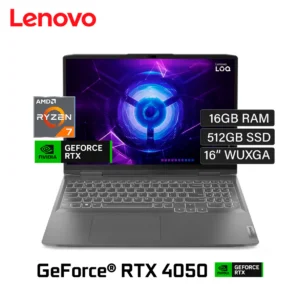 LOQ 15APH8 / AMD RYZEN 7-7840HS / 16GB-DDR5 / 512GB SSD / NVIDIA GEFORCE RTX 4060 (8GB) / 15.6" FHD (1920×1080) 144Hz
