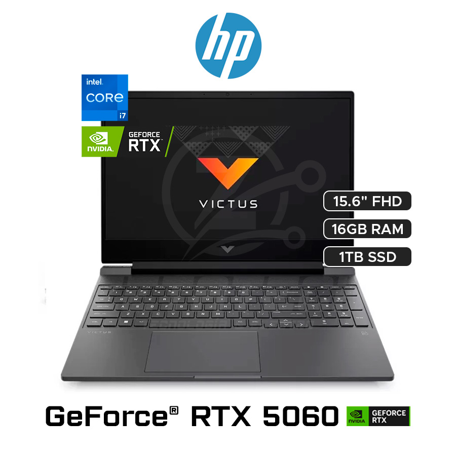 VICTUS 15-FA2093DX / INTEL CORE I7-13620H (10 NÚCLEOS) / 16 GB-DDR5 / 1TB SSD / NVIDIA GEFORCE RTX 5060 (8GB) / 15.6" FHD (1920 x 1080) - 144 Hz