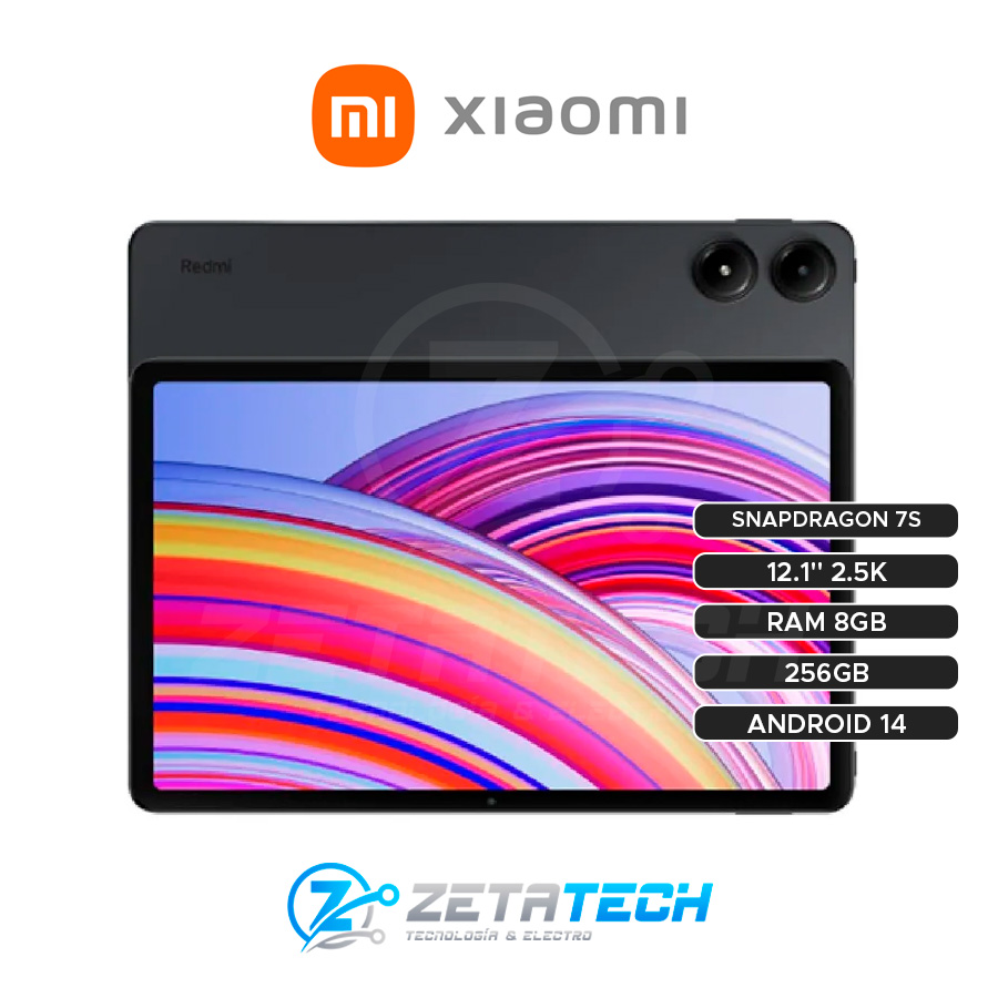 REDMI PAD PRO / ANDROID 14 / 8GB RAM / 256GB SSD / 12.1" 2.5k (1600 x 2560 )