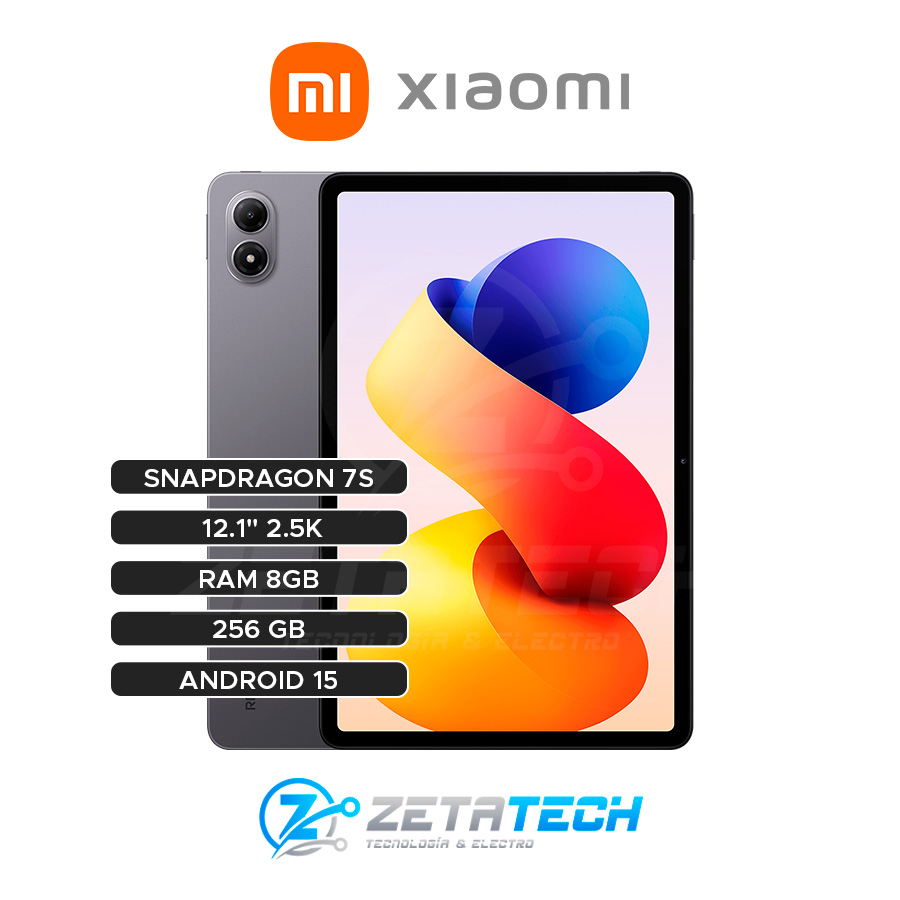 REDMI PAD 2 PRO / ANDROID 15 / 8GB RAM / 256GB SSD / 12.1" 2.5k (1600 x 2560 )