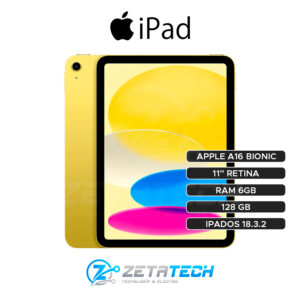 IPAD 11TH A3354 A16 / ALMACENAMIENTO 128GB / 11″ RETINA / YELLOW