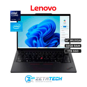 THINKPAD E14 G6 / INTEL CORE ULTRA 7 – 165U (12 NÚCLEOS) / 32GB DDR5 / 1TB SSD / INTEL INTEGRATED GRAPHICS / 14” WUXGA (1920×1200)
