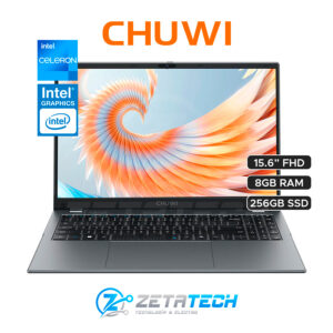 HEROBOOK PLUS / INTEL CELERON N4020 (2 NÚCLEOS) / 8GB DDR5 / 256GB SSD / GRÁFICOS INTEL® UHD / 15.6” FHD (1920 x 1080)