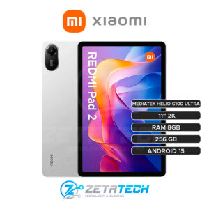 REDMI PAD 2 / ANDROID 15 / 8GB RAM / 256GB SSD / 11" 2.k (1600 x 2560) / Silver
