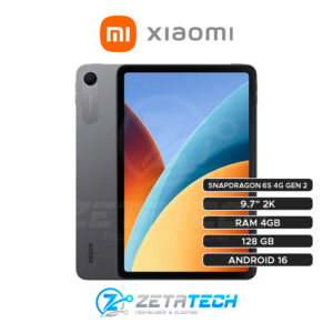 REDMI PAD 2 / ANDROID 15 / 4GB RAM / 128 SSD / 9.7" 2.k (1600 x 2560) / GRIS GRAFITO